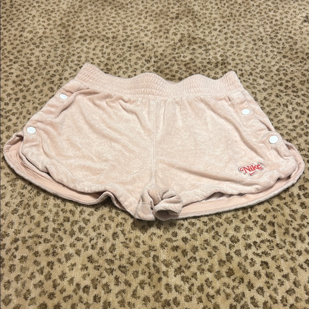Nike Women's Soft Pink Athletic Shorts